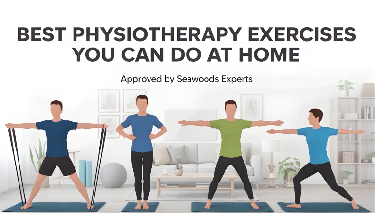 Best Physiotherapy Exercises You Can Do at Home (Approved by Seawoods Experts)