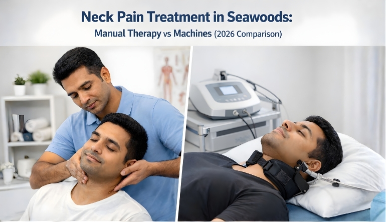 Neck Pain Treatment in Seawoods: Manual Therapy vs Machines (2026 Comparison)
