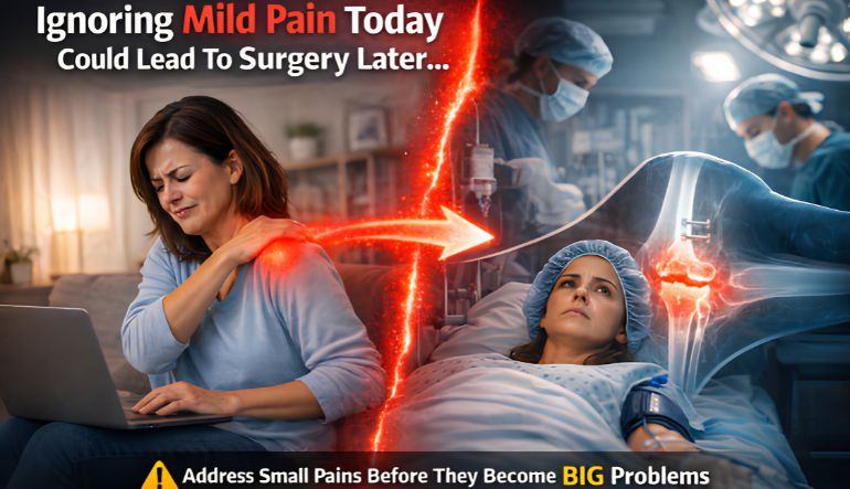 Why Ignoring Mild Pain Can Lead to Surgery Later